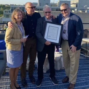 Left to right- Steve Desposito, CEO; Abby Dilley, Vice Chair; Britt Banks , Chair me